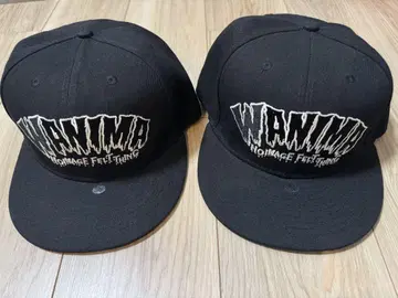 WANIMA LEFLAH 로고 캡 2개 세트