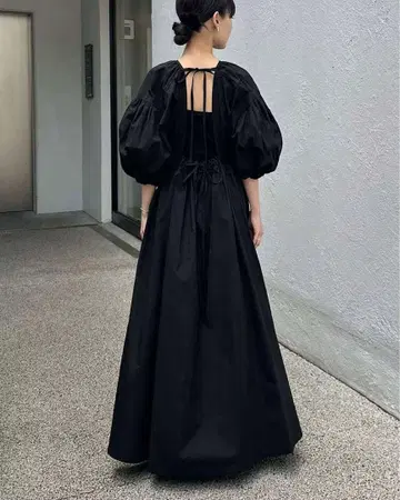 CLANE BACK SCHOEN GATHER ONEPIECE 클라네