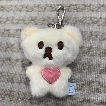 MAZZZY 크림색 봉제 인형 키링