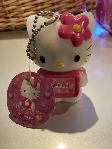 HELLO KITTY 키링 핑크
