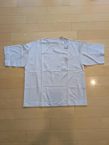 무지 라보 크루넥 티셔츠 라이트 그레이 L-XL