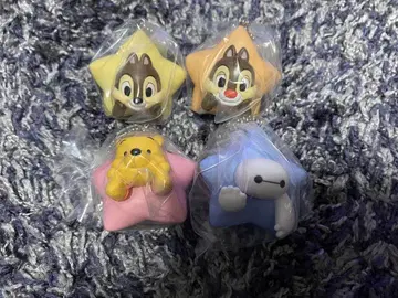 디즈니 캐릭터 별 마스코트 참, 총 4종 컴플리트