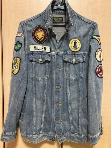 MOUSSY 데님 자켓 복수 패치
