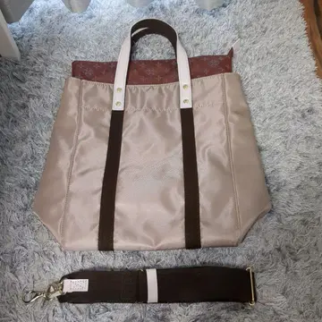 russet 캥거루 토트백 2way 모노그램 베이지 일본제