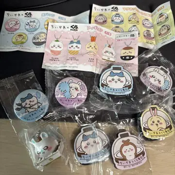 치이카와 쿠라스시 벳쿠라폰 피규어 마그넷 시트 캔뱃지 세트