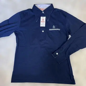 L 사이즈 munsingwear grandslam 먼싱웨어 긴팔 네이비