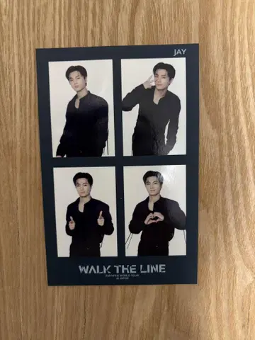WALK THE LINE IN JP 4 CUTS 사진 JAY