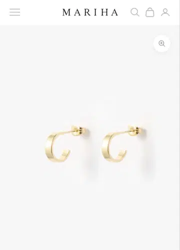 MRIHA 후프 귀걸이 GOLD