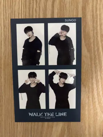 WALK THE LINE IN JP 4 CUTS PHOTO 선우