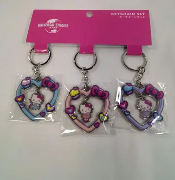 USJ 헬로키티 키링 세트