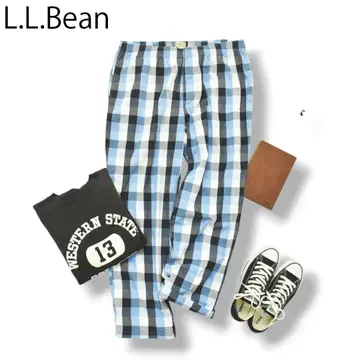 빅 사이즈] 엘엘빈 L.L.Bean 이지 팬츠 XL 체크 무늬