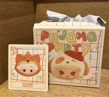 팝마트 POPBEAN 파자마 파티 DIMOO Fox 이어폰 케이스
