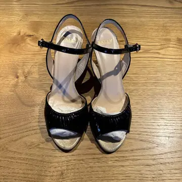 BALLY 블랙 오픈토 샌들 36EU/5.5US