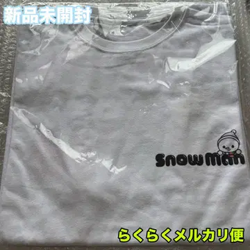 SnowMan 티셔츠 화이트 로고 스타디움 국립 닛산