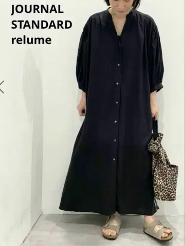 저널 스탠다드 리룸 7부 소매 원피스 개더 원피스