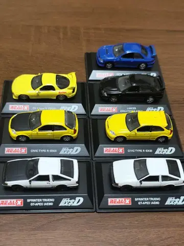 REAL-X 머리글자 D 7대 세트