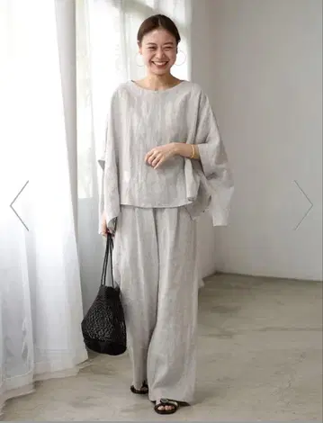 Journal Standard relume No.14 프렌치 린넨 와이드
