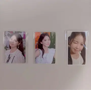 NiziU 아야카 트레이딩 카드 3장