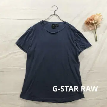 G-STAR RAW 지스타로우 블루 티셔츠 반팔 S