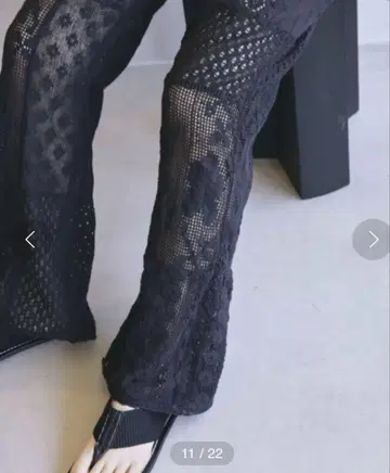투데이풀 패치워크 레이스 팬츠