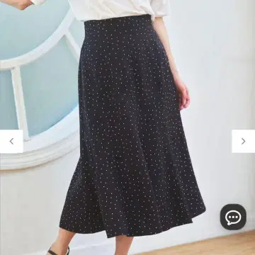 anysis 작은 키 기획 레이스업 내로우 플레어 스커트