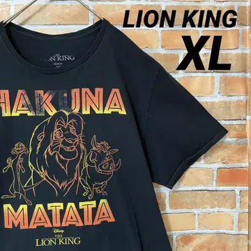 THE LION KING 라이온 킹 심바 빅 로고 반팔 티셔츠