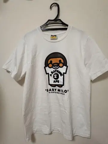 BABY MILO 티셔츠 화이트