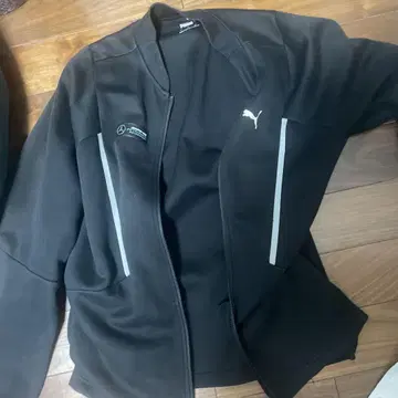 벤츠 Puma 블랙 트레이닝복 팬츠 세트