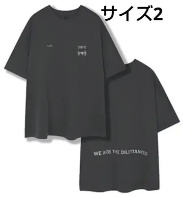 FLARE UP 티셔츠 BTS 정국 착용 디자인 사이즈 2 그레이