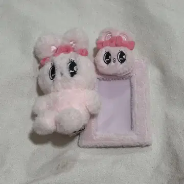 핑크 토끼 캐릭터 키링