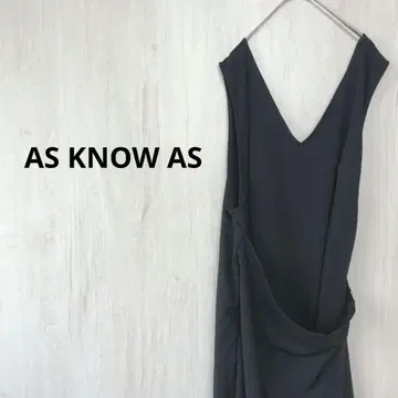 AS KNOW AS 잔스카 점퍼 스커트