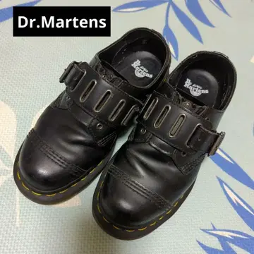 Dr.Martens 벨트 드레스 신발 23cm 블랙 스무스 가죽