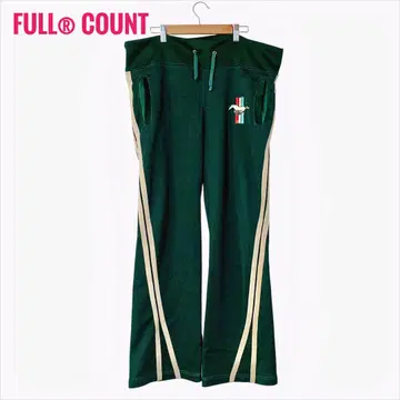FULLCOUNT 벨보텀 팬츠 38 그린 라인 빈티지