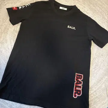 BALR. 블랙 티셔츠 반팔