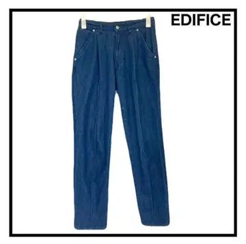 EDIFICE 스트레치 데님 팬츠 청바지 남성용 블루 코튼 S