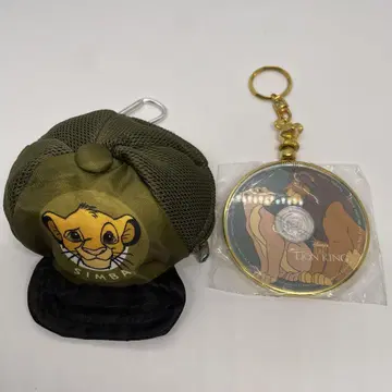 라이온 킹 CD 키링 모자 파우치 심바 나라 디즈니