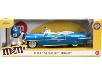 Jada Toys M&Ms 1956 캐딜락 엘도라도/블루 피규어