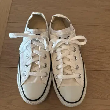 CONVERSE ALL STAR 화이트 스니커즈 22.5