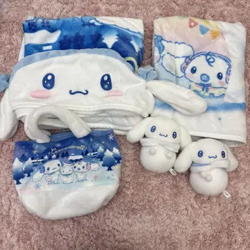 시나몬 롤 제일복권 2023 무릎 담요 봉제 인형 백
