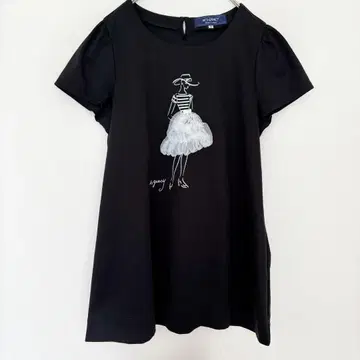 M'S GRACY 40 A 라인 입체 드레스 디자인 반팔 상의