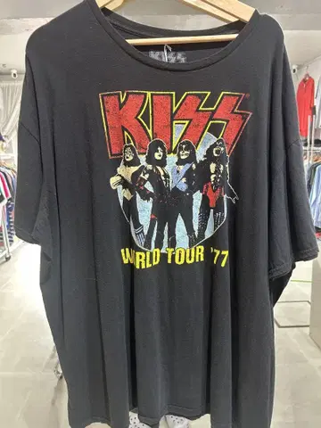 KISS 월드 투어 '77 티셔츠