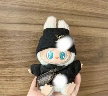 labubu 라부부 봉제 인형 의상 니트 3개 세트 블랙