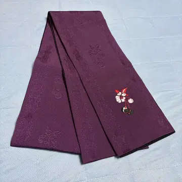 ANNA SUI 보라색 자수 오비 유카타 오비