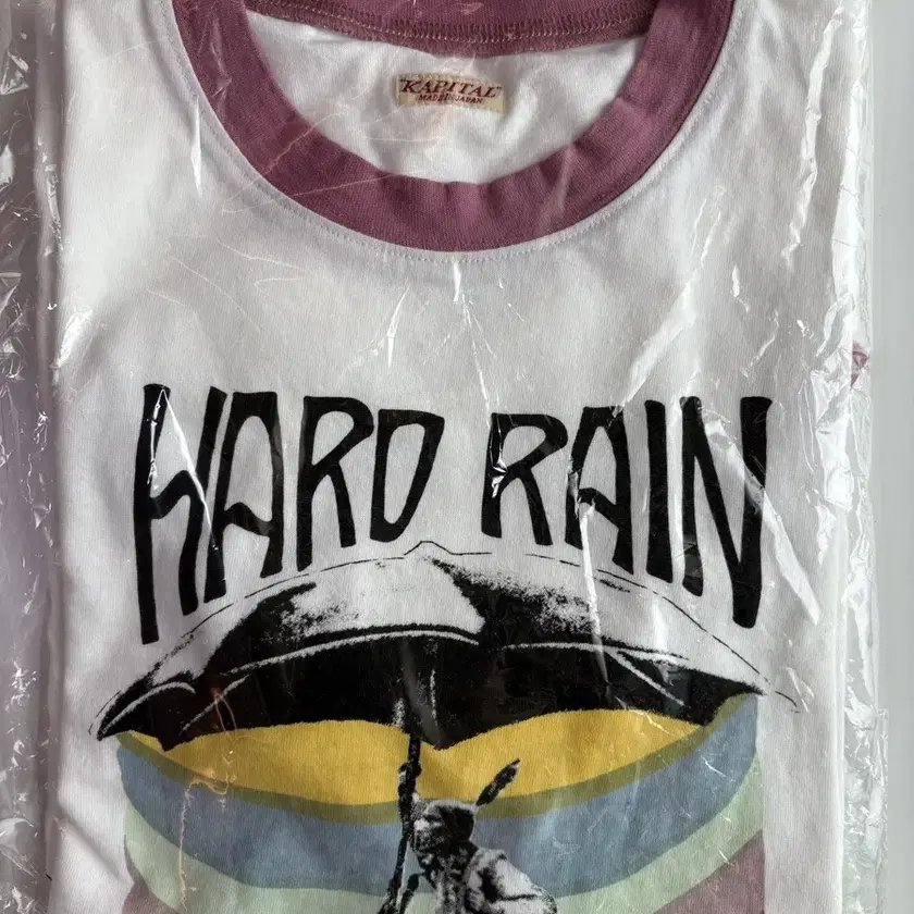 KAPITAL | 캐피탈 Kapital Ringer T-shirt Hard Rain Sundance