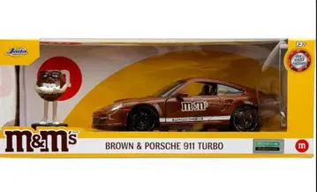 Jada Toys 2007 포르쉐 911 터보 위드 브라운 티 피규어