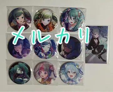 프로세카 하츠네 미쿠 글리터 캔뱃지 CD 트레이딩 카드