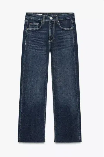자라 CROPPED FLARE 하이 라이즈 데님 팬츠