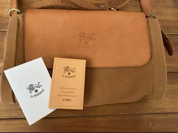 일비종떼 원통형 캔버스 숄더백 크로스 바디백
