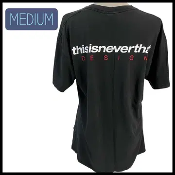 디스이즈네버댓 DESIGN 블랙 티셔츠 M