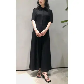 Theory 블랙 셔츠 원피스 사이즈 2